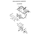 GE JGBS04GPV2WH burner assembly diagram