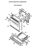 Oven door and broiler