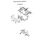 GE JGBS03PV2AD burner assembly diagram