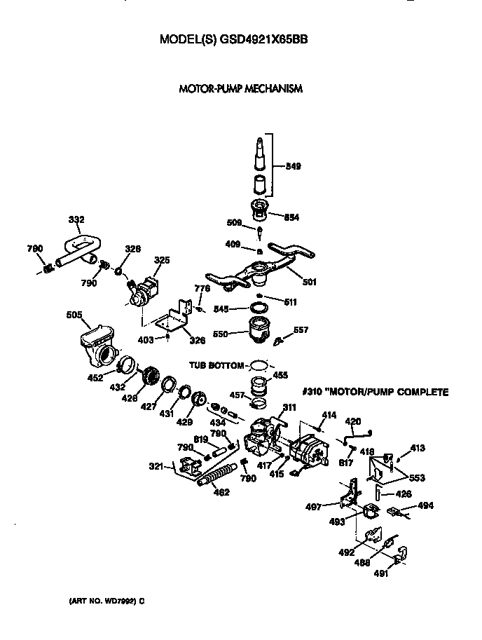 Motor/pump