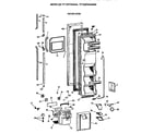 GE TFT22PRXAWW freezer door diagram