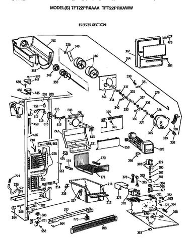 Freezer section