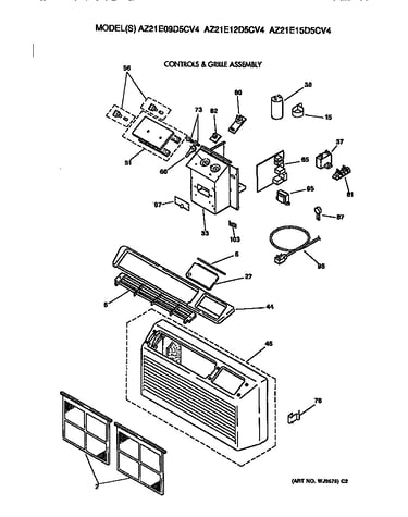 Control box and front baffle