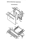 Oven door and broiler
