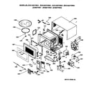 GE JES82TW02 microwave parts diagram