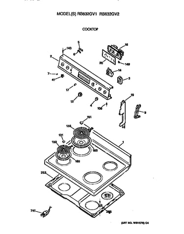 Cooktop/controls