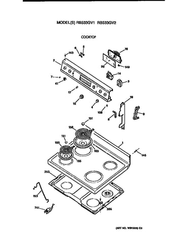 Cooktop/controls