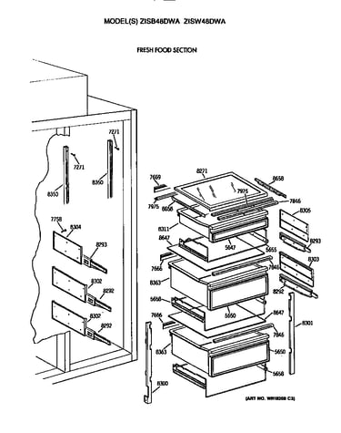 Refrigerator shelves