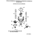 GE WJSR2080T2WW suspension, pump and drive diagram