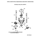 GE WKSR2100T2WW suspension, pump and drive diagram
