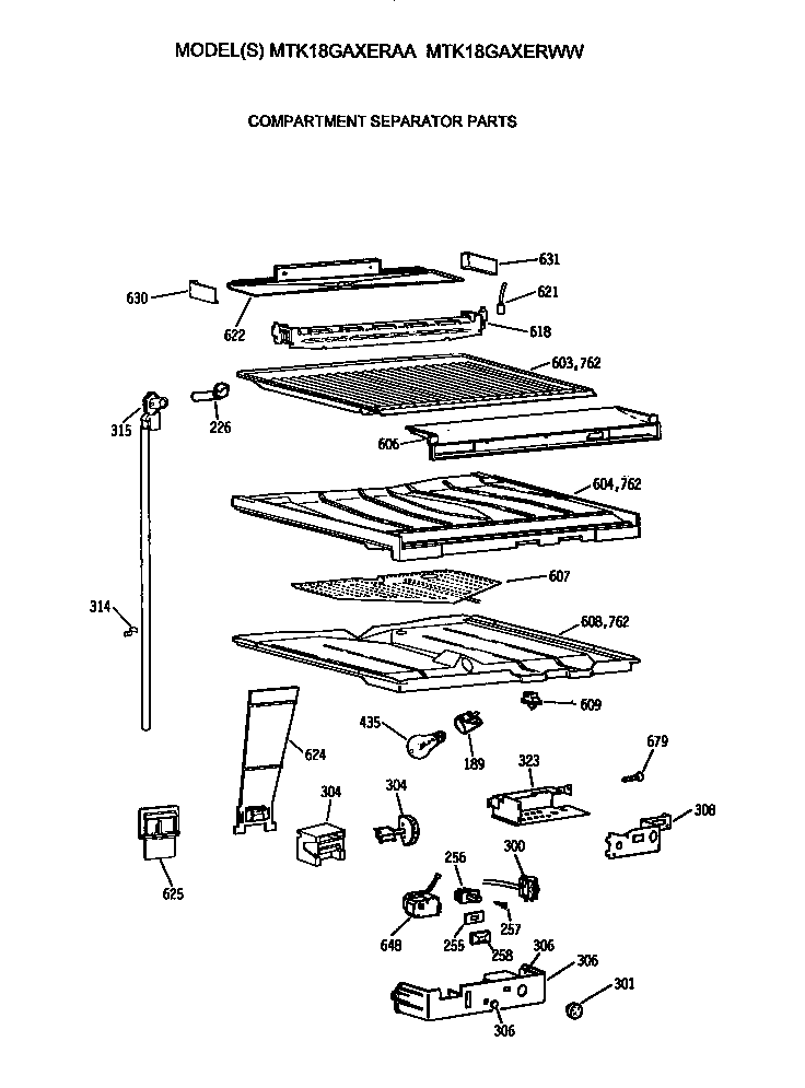 Compartment separator