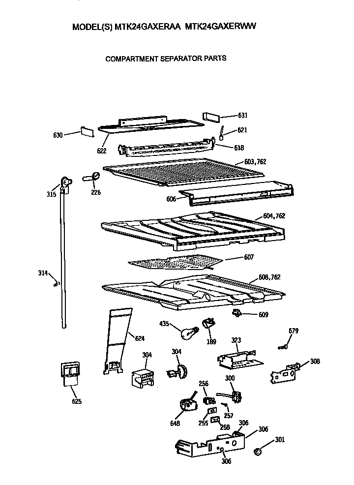 Compartment separator