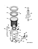 Tub, basket & agitator