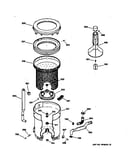 Tub, basket & agitator