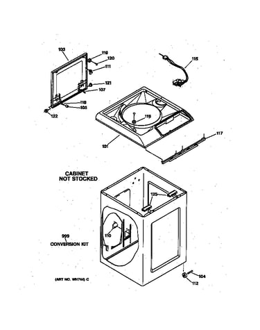 Top & cabinet parts