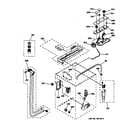 GE WSKP2060TA controls & rear panel parts diagram