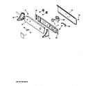 GE DBXR453ET2WW backsplash assembly diagram