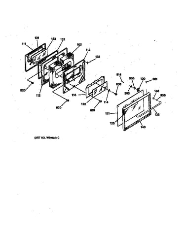 Oven door