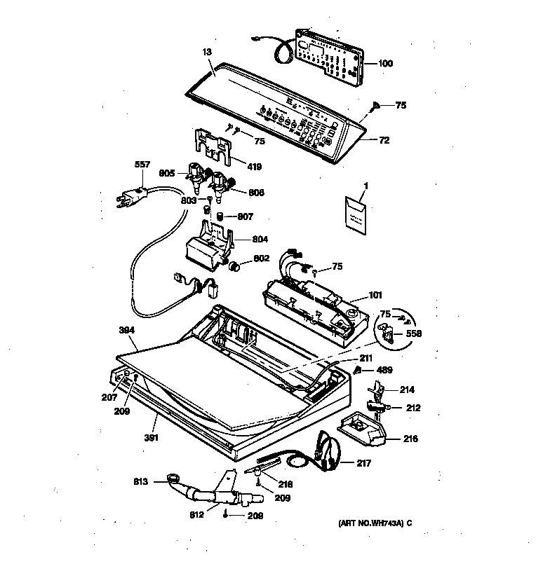 CONTROL & COVER ASSEMBLY