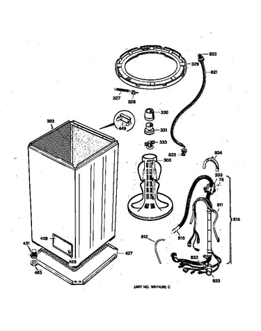 Cabinet & agitator