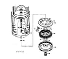 GE WZSE5310T1WW shaft & motor diagram