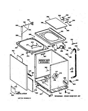 Cabinet, cover & front panel