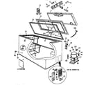 Hotpoint FH22DXBWH compressor/gasket/lid diagram