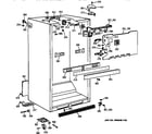 GE TBX22QAYERAA cabinet parts diagram