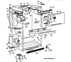 GE TBX18SAXRRAA cabinet parts diagram