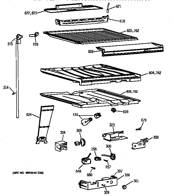 COMPARTMENT SEPARATOR PARTS