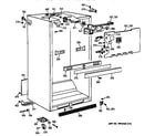 GE TBX21MAXJRWW cabinet parts diagram