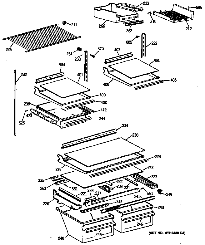 SHELF PARTS