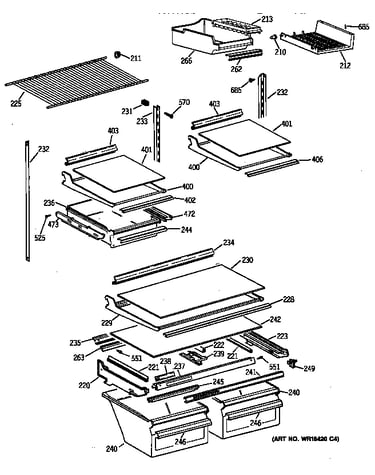 Shelf parts