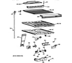 GE TBX21MAXJRWW compartment separator parts diagram