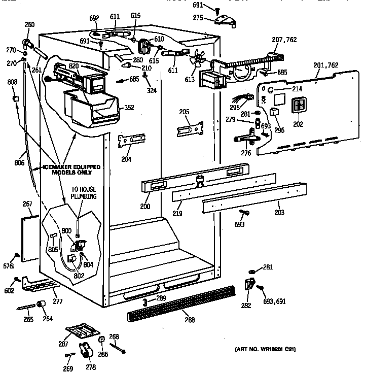 Cabinet parts