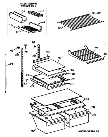 Shelf parts