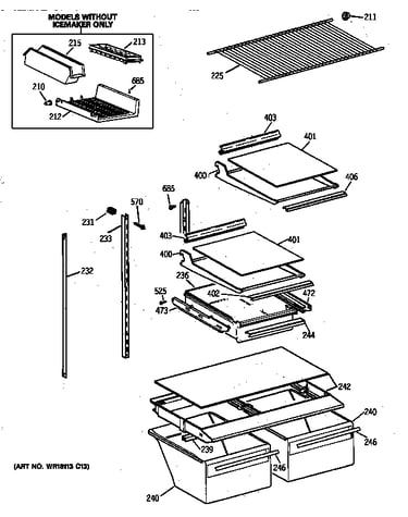 Shelf parts