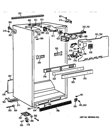 Cabinet parts