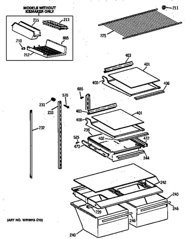 Shelf parts