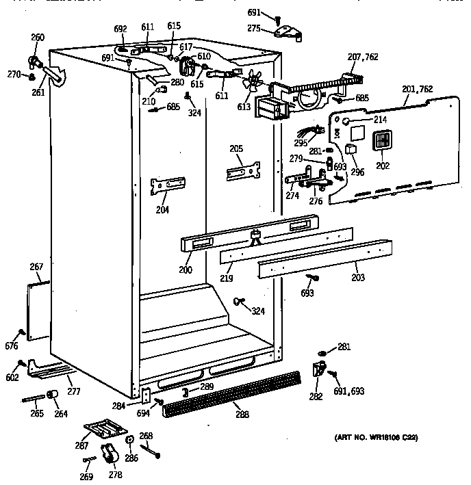 CABINET PARTS