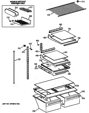 Shelf parts