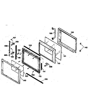 Microwave door