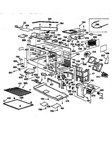 Microwave body section