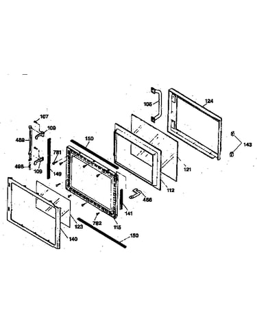 Microwave door