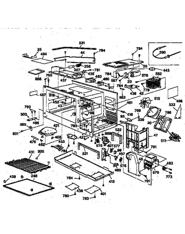 Microwave body section