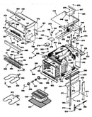 Oven body section