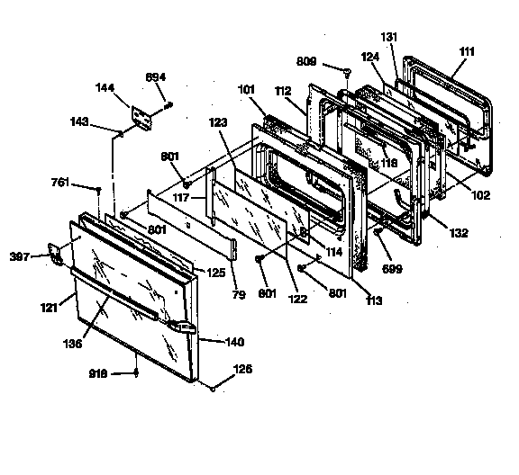 OVEN DOOR