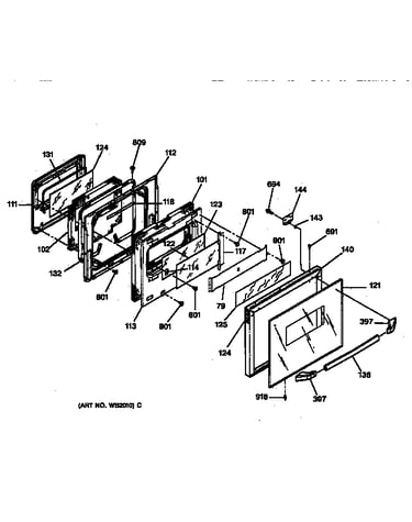 Oven door