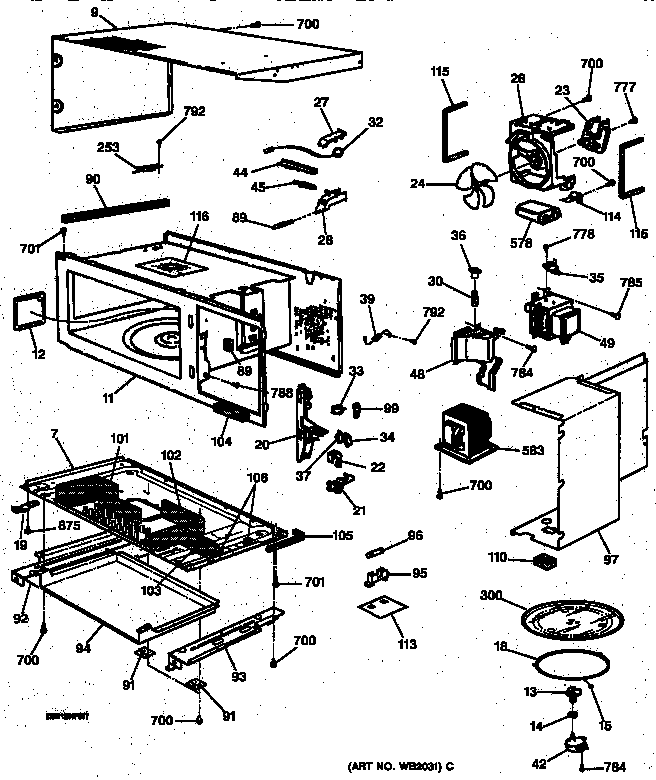 Microwave body parts