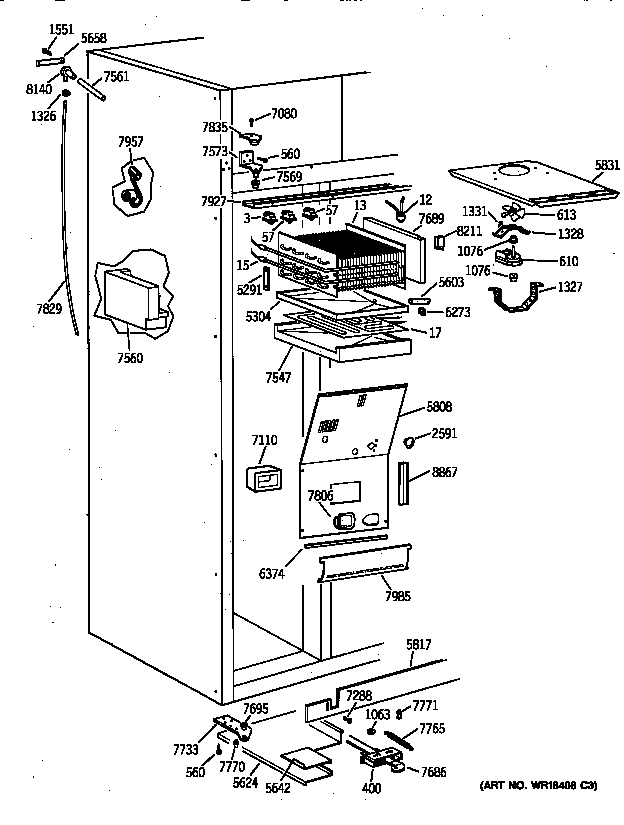 Freezer section
